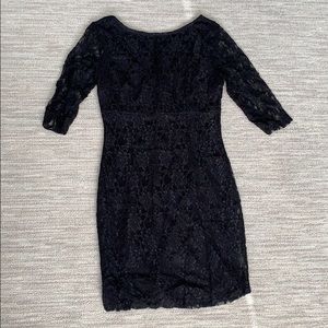 Black lace dress size 8